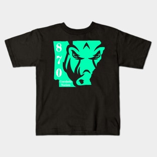 870 Hog Mint Kids T-Shirt